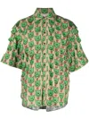 Walter Van Beirendonck Devil Shirt In Brown