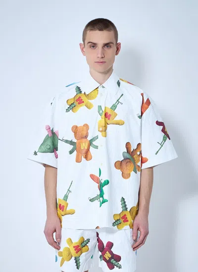 Walter Van Beirendonck Star Shirt In White