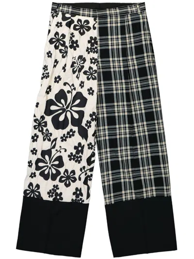 Walter Van Beirendonck Star Trousers In Black