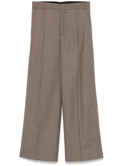 Walter Van Beirendonck Star Trousers In Brown