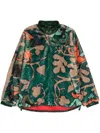 Walter Van Beirendonck Sun Graphic-print Jacket In Green
