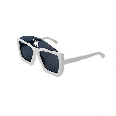 Pre-owned Walter Van Beirendonck Sunglasses  Ss2010 White Acetate Square Original
