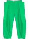 Walter Van Beirendonck Tapered-leg Cargo Trousers In Green