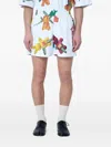 Walter Van Beirendonck Teddy Bear-print Shorts In Multi
