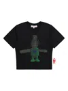 Walter Van Beirendonck Terror Toy 1 Micro Tee In Black