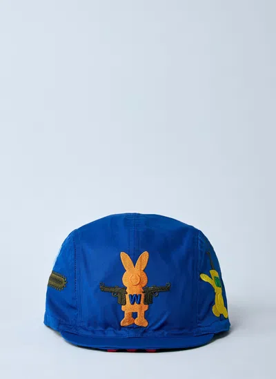 Walter Van Beirendonck Toyterror Soft Baseball Cap In Blue