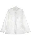 Walter Van Beirendonck Transparente Jacke In Nude