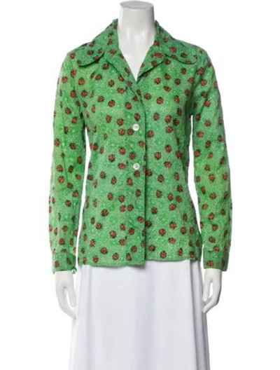 Pre-owned Walter Van Beirendonck Vintage 1997 Top In Green