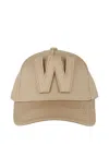 Walter Van Beirendonck W-appliqué Cap In Brown