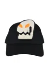 Walter Van Beirendonck We Come In Peace Cap In Brown