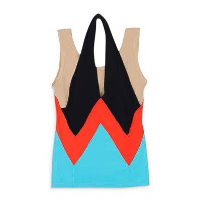 Walter Van Beirendonck W-top Multicolor Tank?top