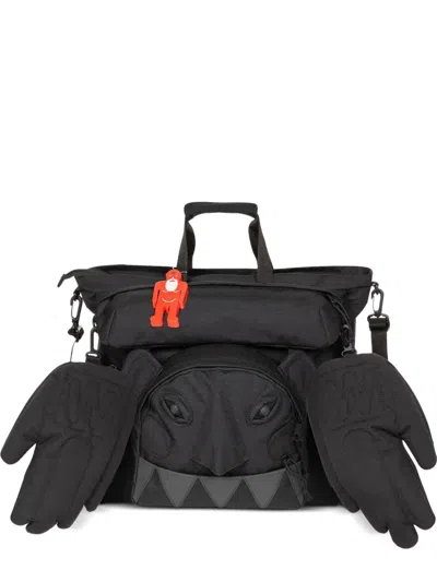 Walter Van Beirendonck X Eastpak Monster Two-way Tote Bag In Black