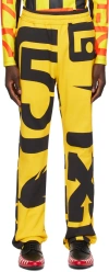 Walter Van Beirendonck Yellow Dawleetoo Sweatpants In Cc36 Yellow