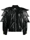 Walter Van Beirendonck Zeus Oversized Bomber Jacket In Black