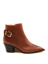 WALTER VIOLET ANKLE BOOTS