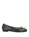 Walter Violet Woman Ballet Flats Black Size 8 Leather