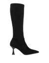 Walter Violet Woman Boot Black Size 8 Leather In Black