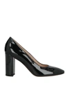 Walter Violet Woman Pumps Black Size 6 Leather