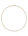 Walters Faith 18k Rose Gold Diamond Curved Bar Necklace, 15 In Rose Gold