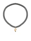Walters Faith 18k Rose Gold Hematite Bracelet In Black