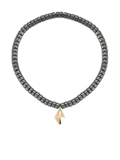 Walters Faith 18k Rose Gold Hematite Bracelet In Black