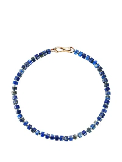 Walters Faith 18k Rose Gold Lapis Lazuli Bracelet In Blue