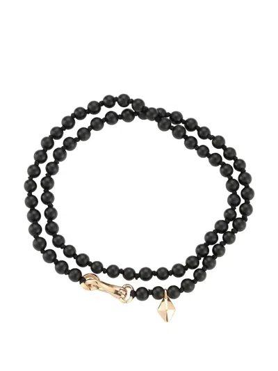 Walters Faith 18k Rose Gold Onyx Bracelet In Black
