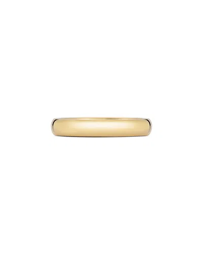 Walters Faith 18k Yellow Gold Classic 3.5mm Band Ring In Burgundy