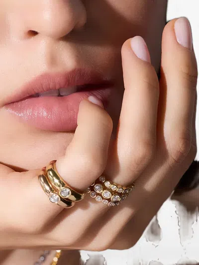 Walters Faith Diamond Bezel Ring In Gold