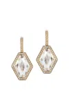 Walters Faith Diamond Hexagon Earrings In Gold