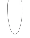 Walters Faith Men's 18k Black Gold Cable Link Chain Necklace, 20 In Black