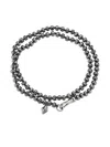 Walters Faith Rhodium Hematite Bracelet In Metallic