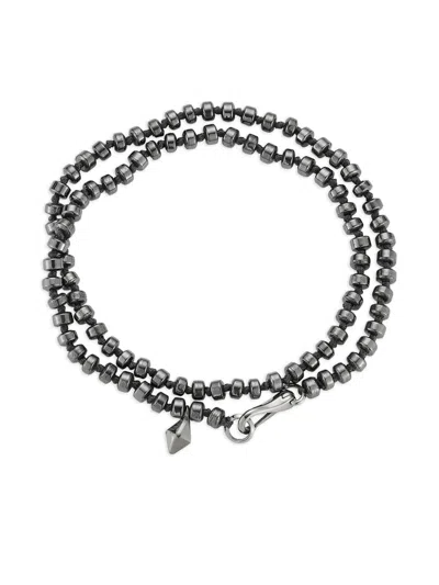 Walters Faith Rhodium Hematite Bracelet In Metallic
