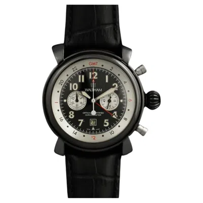 Pre-owned Waltham Lone Eagle Gmt Lindbergh Inspired Large Aviator's Chronometer Chronograp In Multi