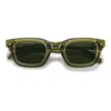 Walton & Mortimer Men's  No.27 Gotham Limited Edition Sunglasses Bosco Green Color In Green