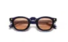 Walton & Mortimer Women's Black ® Keaton Midnight Blue Sunglasses