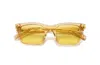 Walton & Mortimer Women's Yellow / Orange ® Inferno Champagne Shimmer Sunglasses