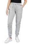 Wanakome Alexia Hexagon Fleece Joggers In Light Heather Grey In Gray