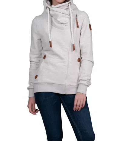 Wanakome Hestia Full Zip Sweatshirt In Pine Ridge In Gray