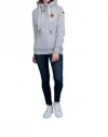 Wanakome Rebekah Front Zip Sweatshirt In Light Heather Grey In Gray