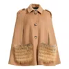 Wanan Touch Blair Poncho Jacket In Camel Cashmere Blend