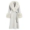 Wanan Touch Coat Lebonè Grey Mixed Cashmere