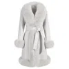 Wanan Touch Coat Liberty Grey Mixed Cashmere