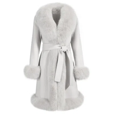Wanan Touch Coat Liberty Grey Mixed Cashmere