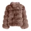 Wanan Touch Enry Brown Fox Fur Jacket