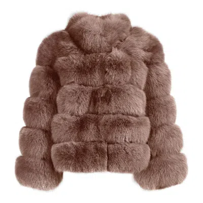Wanan Touch Enry Brown Fox Fur Jacket