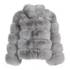 Wanan Touch Enry Grey Fox Fur Jacket