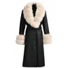 Wanan Touch Lux Special Black Leather Coat