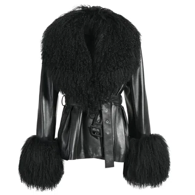 Wanan Touch Pegghy Leather Black