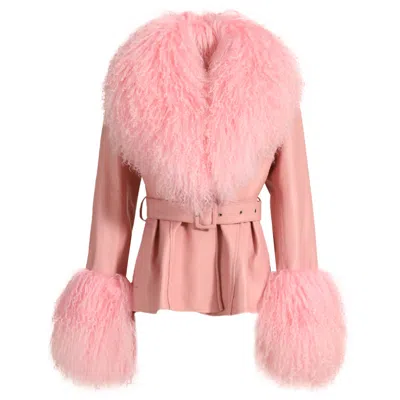 Wanan Touch Pegghy Leather Pink